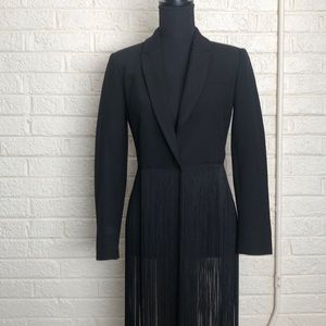 Zara fringe blazer